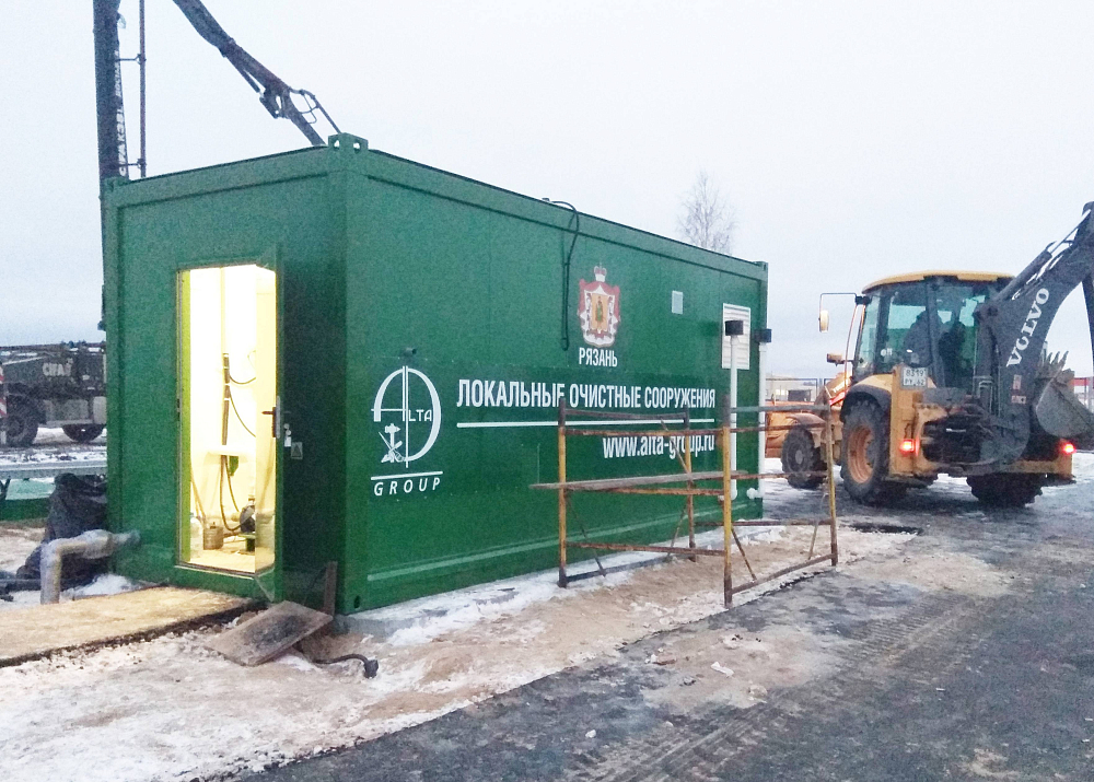 Хозяйственно-бытовой сток - 100м3 в сутки, коммунальные очистные сооружения поселка, п. Дубровичи, Рязанская обл.